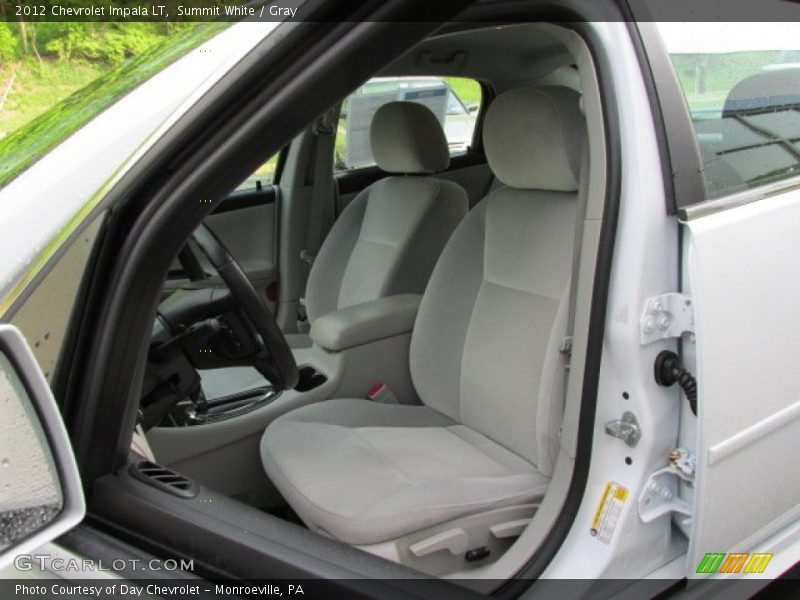 Summit White / Gray 2012 Chevrolet Impala LT
