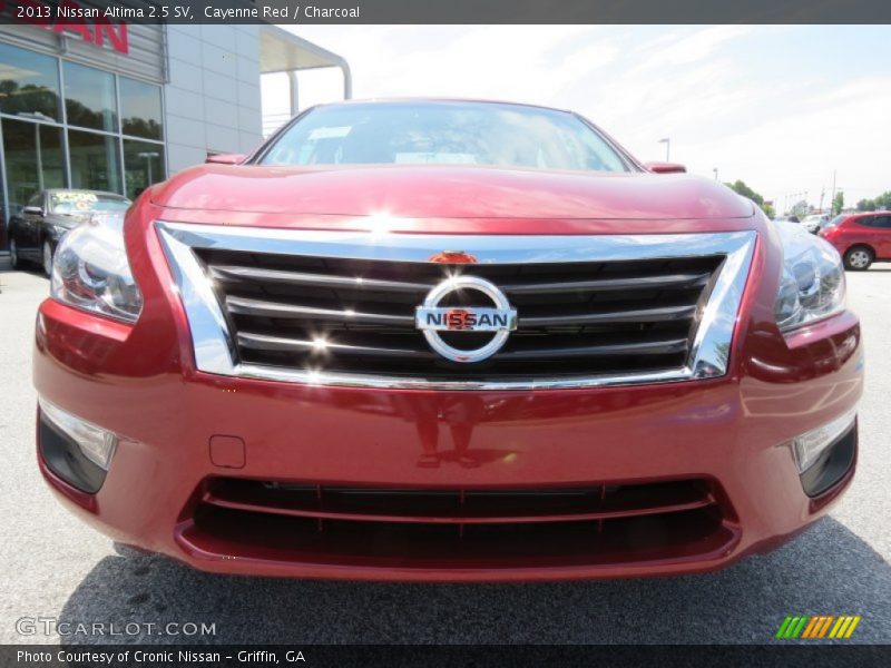 Cayenne Red / Charcoal 2013 Nissan Altima 2.5 SV