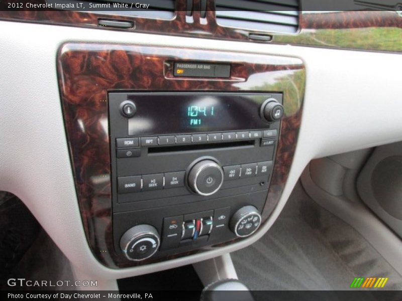 Summit White / Gray 2012 Chevrolet Impala LT