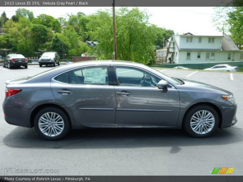 Nebula Gray Pearl / Black 2013 Lexus ES 350