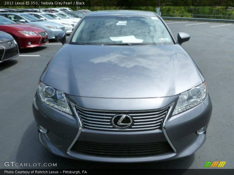 Nebula Gray Pearl / Black 2013 Lexus ES 350