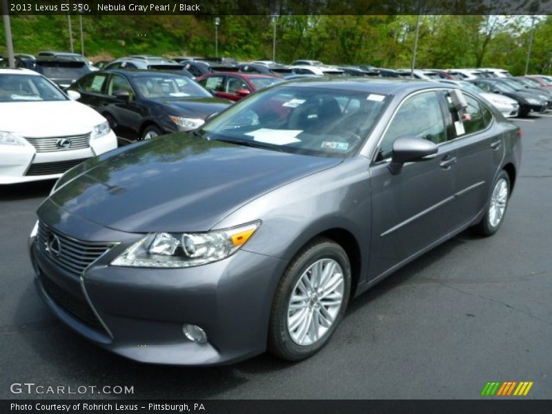 Nebula Gray Pearl / Black 2013 Lexus ES 350