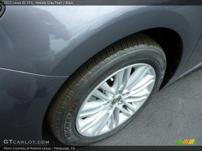 Nebula Gray Pearl / Black 2013 Lexus ES 350
