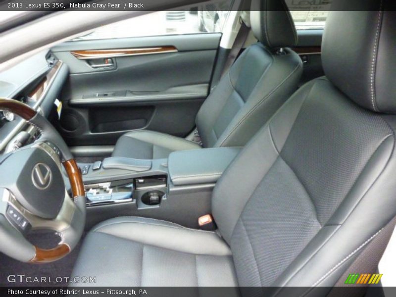 Nebula Gray Pearl / Black 2013 Lexus ES 350