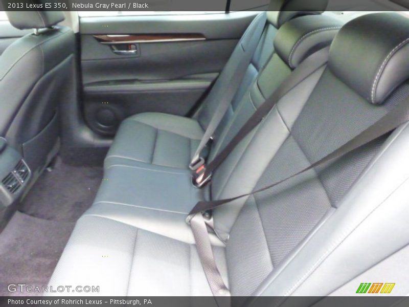 Nebula Gray Pearl / Black 2013 Lexus ES 350