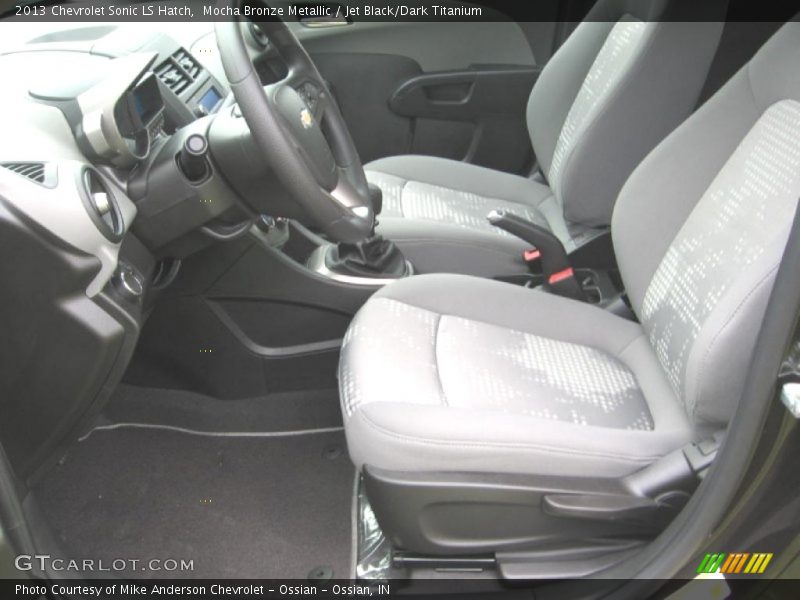  2013 Sonic LS Hatch Jet Black/Dark Titanium Interior