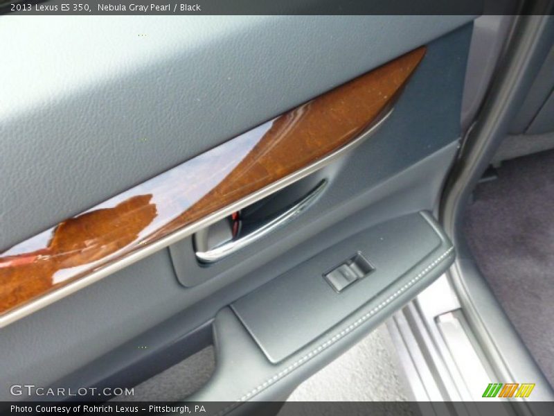 Nebula Gray Pearl / Black 2013 Lexus ES 350