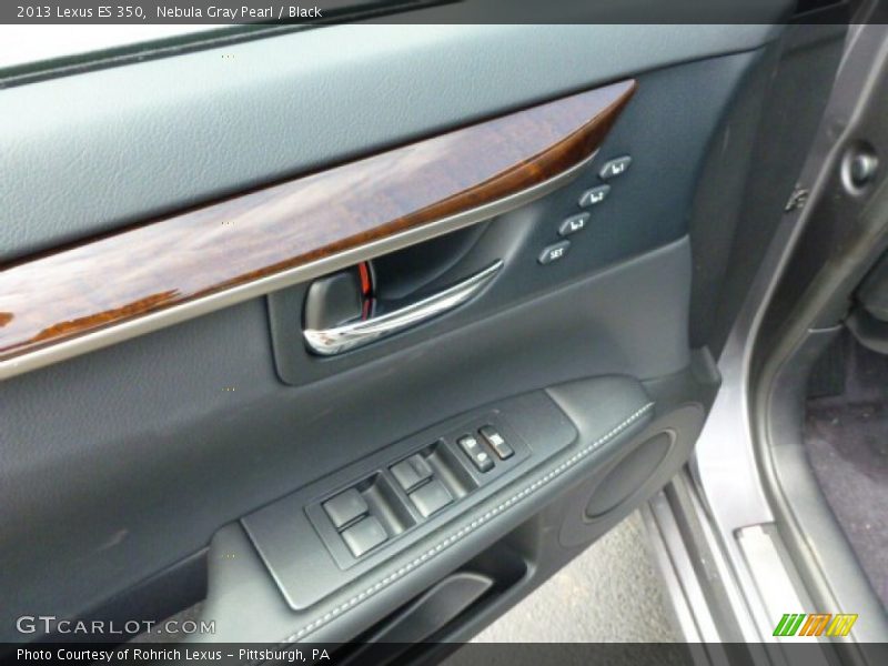 Nebula Gray Pearl / Black 2013 Lexus ES 350
