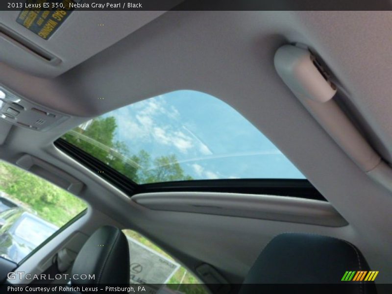 Nebula Gray Pearl / Black 2013 Lexus ES 350