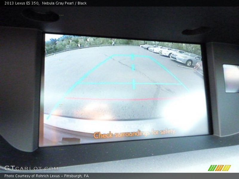 Nebula Gray Pearl / Black 2013 Lexus ES 350