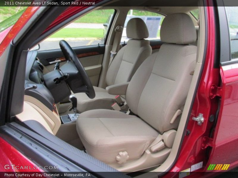 Sport Red / Neutral 2011 Chevrolet Aveo LT Sedan
