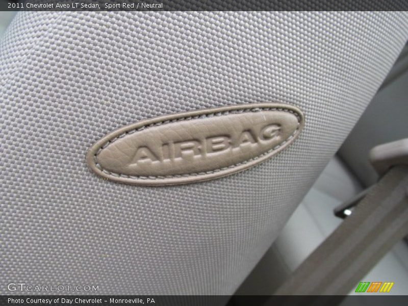 Sport Red / Neutral 2011 Chevrolet Aveo LT Sedan