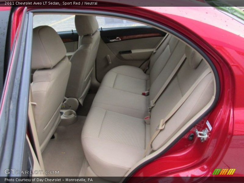 Sport Red / Neutral 2011 Chevrolet Aveo LT Sedan