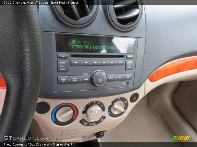 Sport Red / Neutral 2011 Chevrolet Aveo LT Sedan