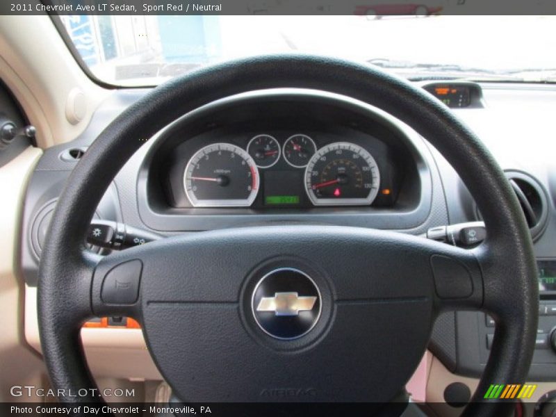 Sport Red / Neutral 2011 Chevrolet Aveo LT Sedan