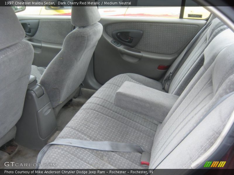 Dark Cherry Red Metallic / Medium Neutral 1997 Chevrolet Malibu Sedan