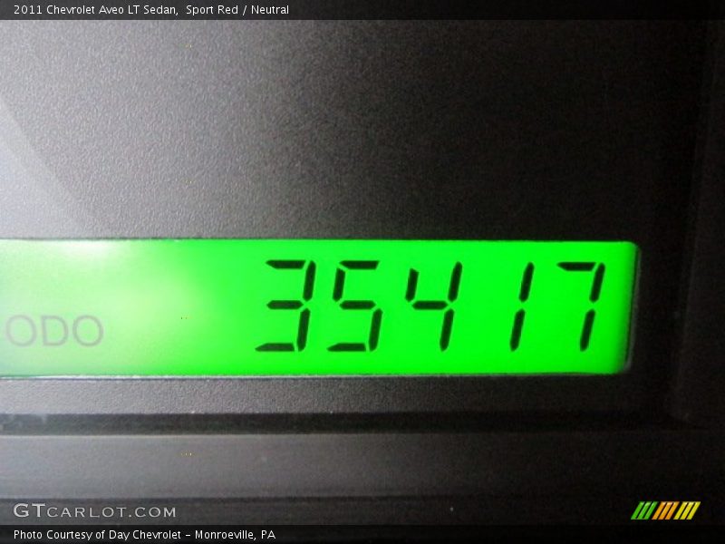 Sport Red / Neutral 2011 Chevrolet Aveo LT Sedan