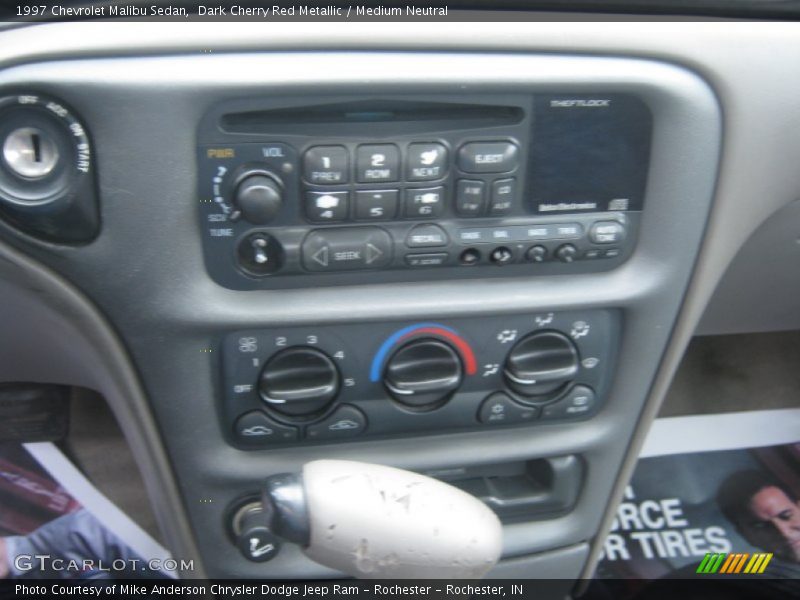 Dark Cherry Red Metallic / Medium Neutral 1997 Chevrolet Malibu Sedan