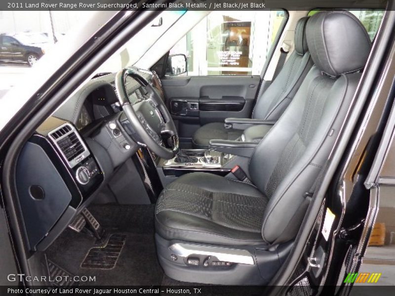 Santorini Black Metallic / Jet Black/Jet Black 2011 Land Rover Range Rover Supercharged