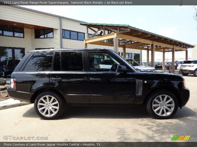 Santorini Black Metallic / Jet Black/Jet Black 2011 Land Rover Range Rover Supercharged