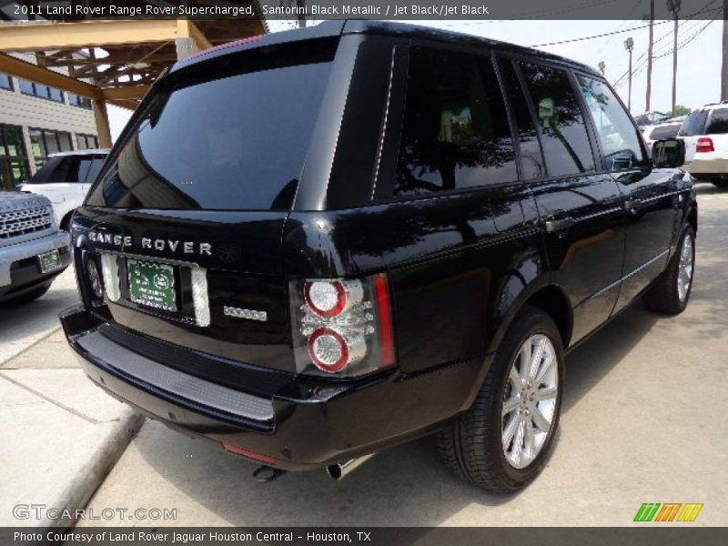 Santorini Black Metallic / Jet Black/Jet Black 2011 Land Rover Range Rover Supercharged
