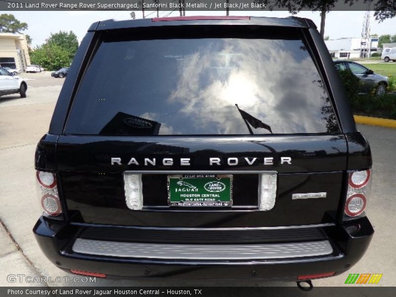Santorini Black Metallic / Jet Black/Jet Black 2011 Land Rover Range Rover Supercharged