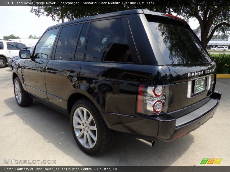 Santorini Black Metallic / Jet Black/Jet Black 2011 Land Rover Range Rover Supercharged