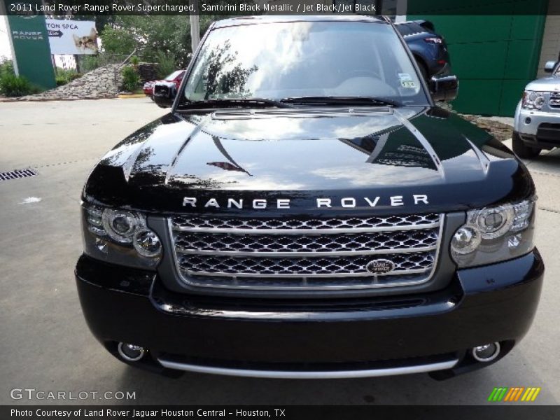Santorini Black Metallic / Jet Black/Jet Black 2011 Land Rover Range Rover Supercharged