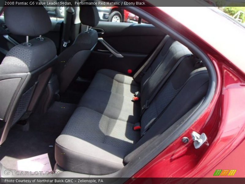 Performance Red Metallic / Ebony Black 2008 Pontiac G6 Value Leader Sedan