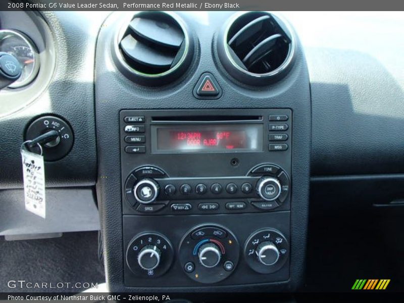 Performance Red Metallic / Ebony Black 2008 Pontiac G6 Value Leader Sedan