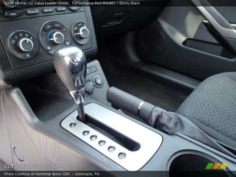 Performance Red Metallic / Ebony Black 2008 Pontiac G6 Value Leader Sedan