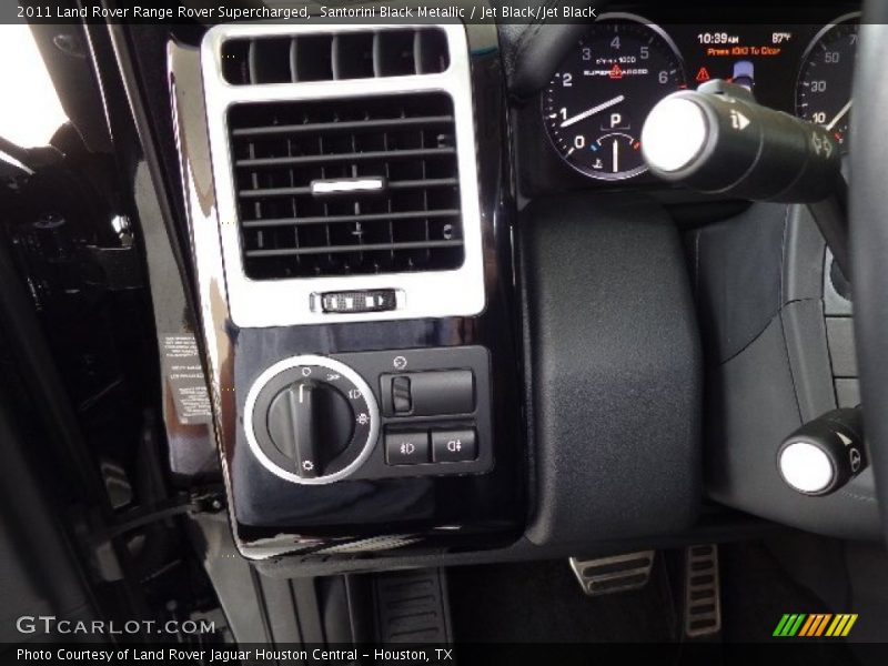 Santorini Black Metallic / Jet Black/Jet Black 2011 Land Rover Range Rover Supercharged