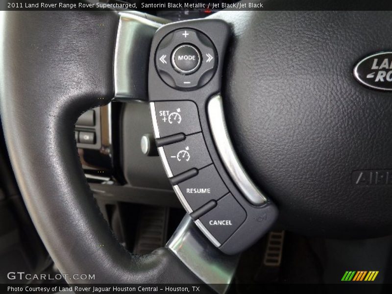Controls of 2011 Range Rover Supercharged