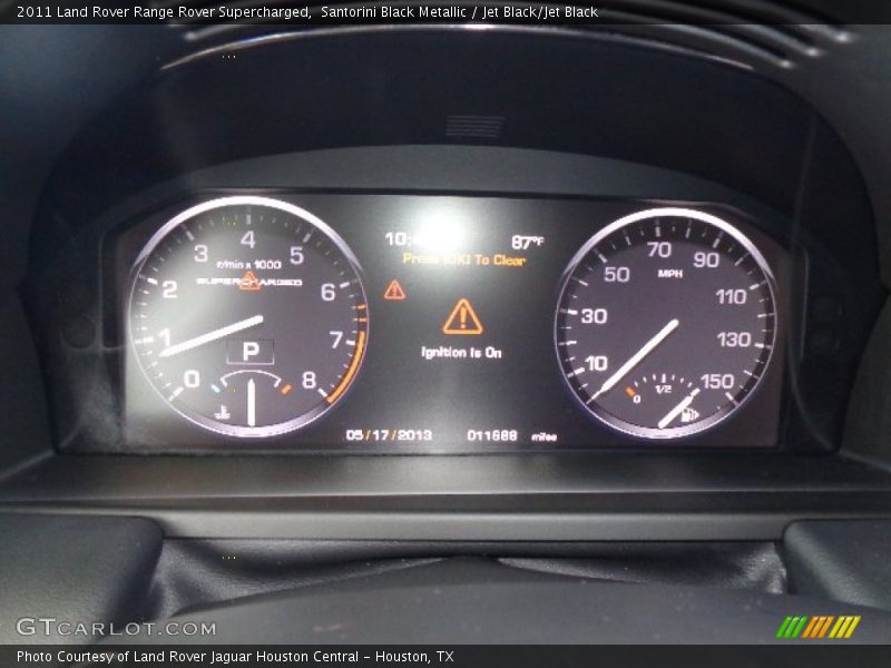  2011 Range Rover Supercharged Supercharged Gauges