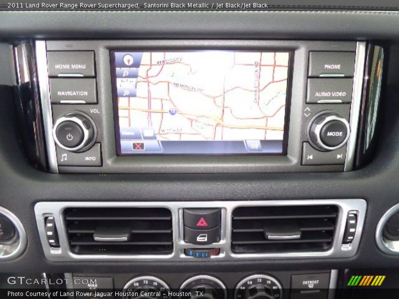 Navigation of 2011 Range Rover Supercharged