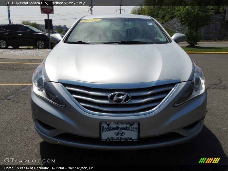 Radiant Silver / Gray 2011 Hyundai Sonata GLS