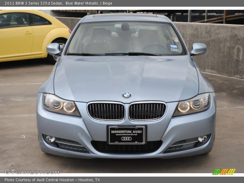 Blue Water Metallic / Beige 2011 BMW 3 Series 335d Sedan