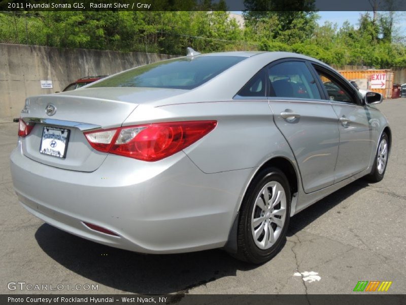 Radiant Silver / Gray 2011 Hyundai Sonata GLS
