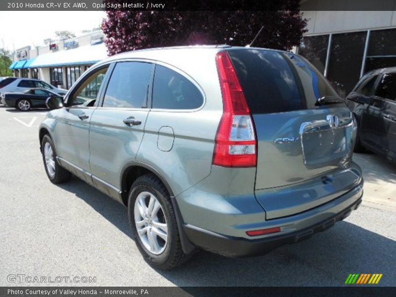Opal Sage Metallic / Ivory 2010 Honda CR-V EX AWD