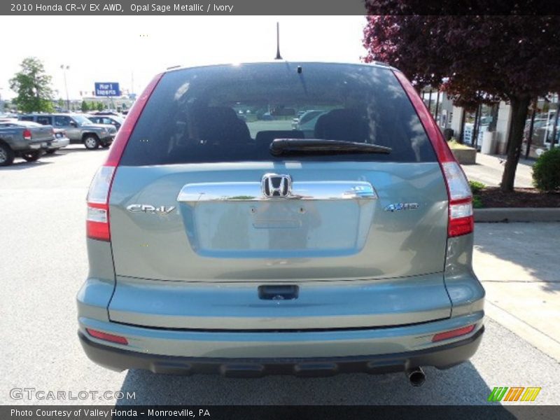 Opal Sage Metallic / Ivory 2010 Honda CR-V EX AWD
