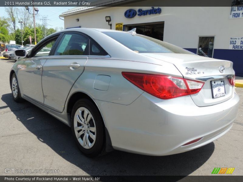 Radiant Silver / Gray 2011 Hyundai Sonata GLS