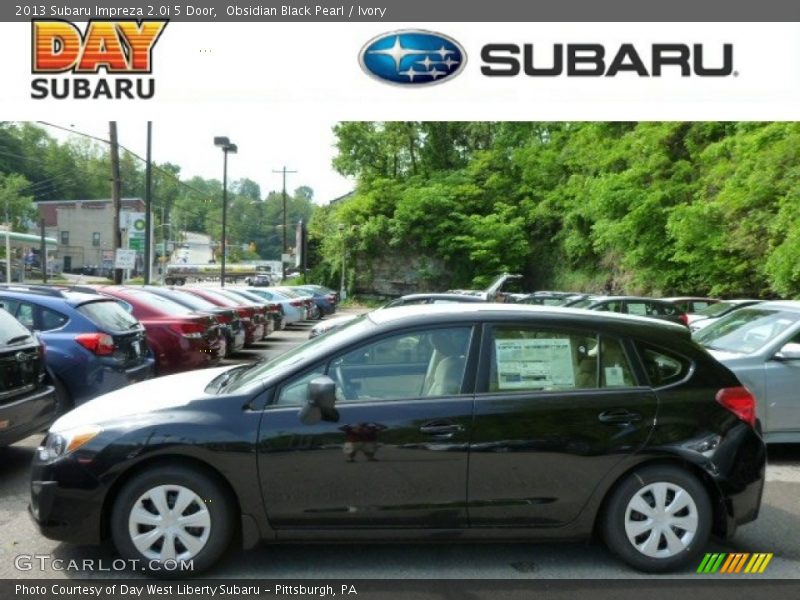 Obsidian Black Pearl / Ivory 2013 Subaru Impreza 2.0i 5 Door