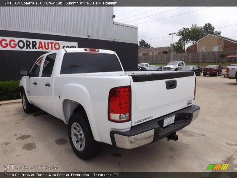 Summit White / Dark Titanium 2013 GMC Sierra 1500 Crew Cab