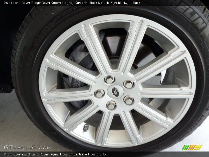 Santorini Black Metallic / Jet Black/Jet Black 2011 Land Rover Range Rover Supercharged