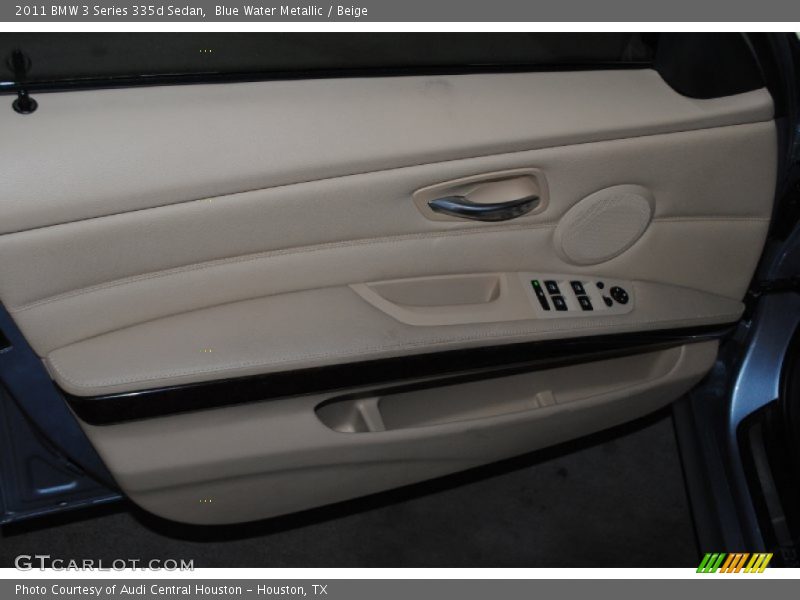 Blue Water Metallic / Beige 2011 BMW 3 Series 335d Sedan