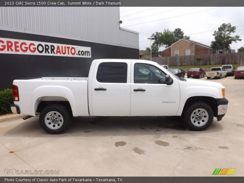 Summit White / Dark Titanium 2013 GMC Sierra 1500 Crew Cab