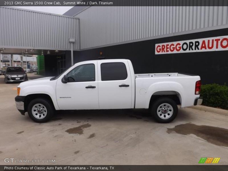 Summit White / Dark Titanium 2013 GMC Sierra 1500 Crew Cab