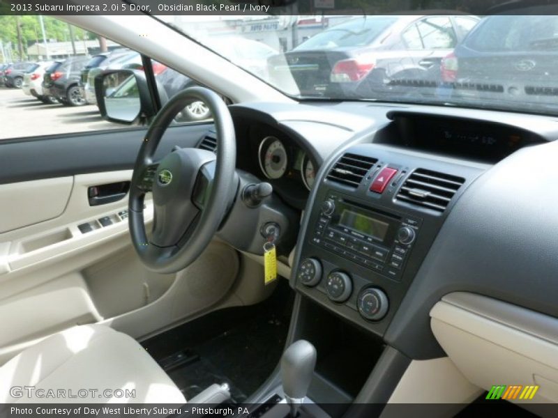 Obsidian Black Pearl / Ivory 2013 Subaru Impreza 2.0i 5 Door