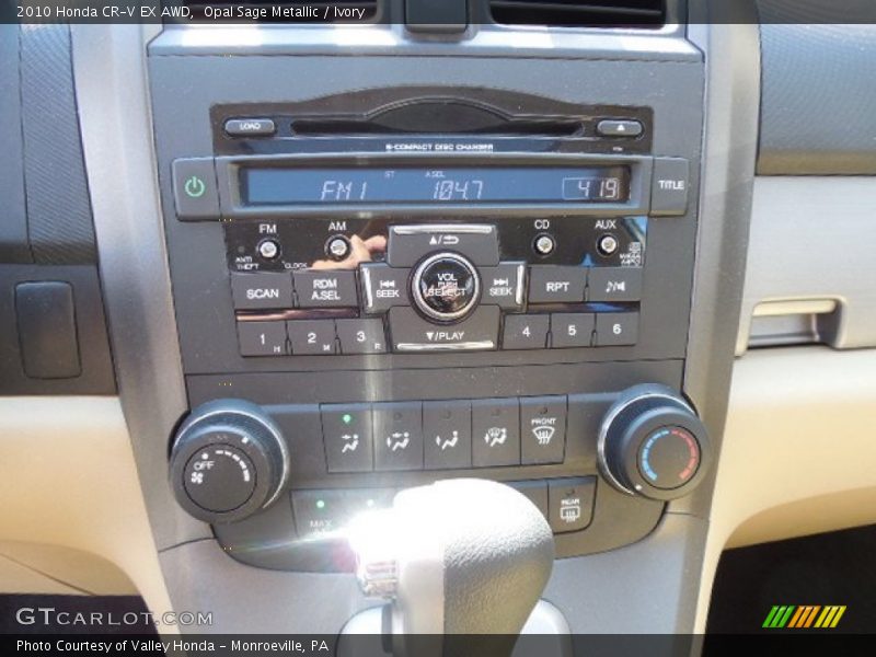 Opal Sage Metallic / Ivory 2010 Honda CR-V EX AWD