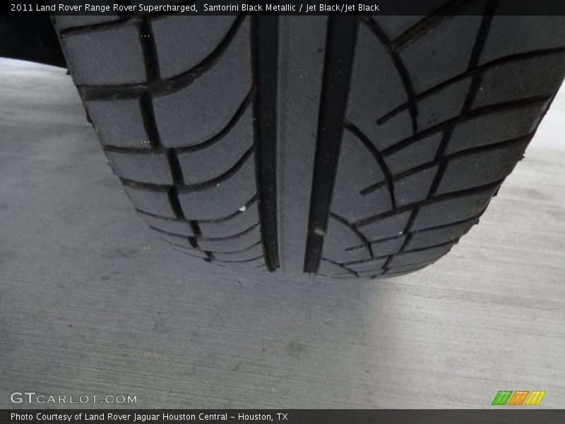 Santorini Black Metallic / Jet Black/Jet Black 2011 Land Rover Range Rover Supercharged